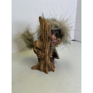 NyForm Troll Norway Hide and Seek Troll Laughing Behind Tree NEW